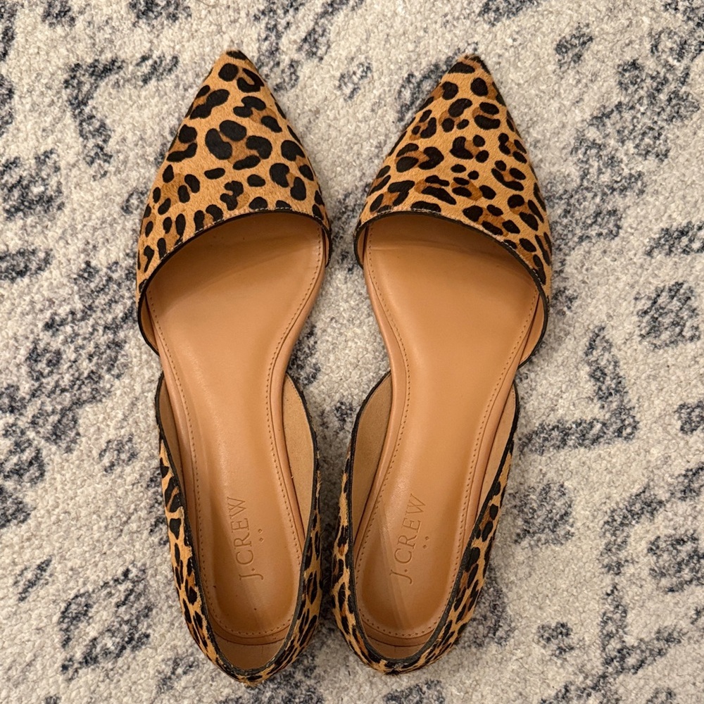 J. Crew Leopard Print Women's Flats 9